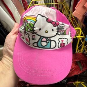 Sanrio Hello Kitty Hot Pink Kids Cap with Character Print